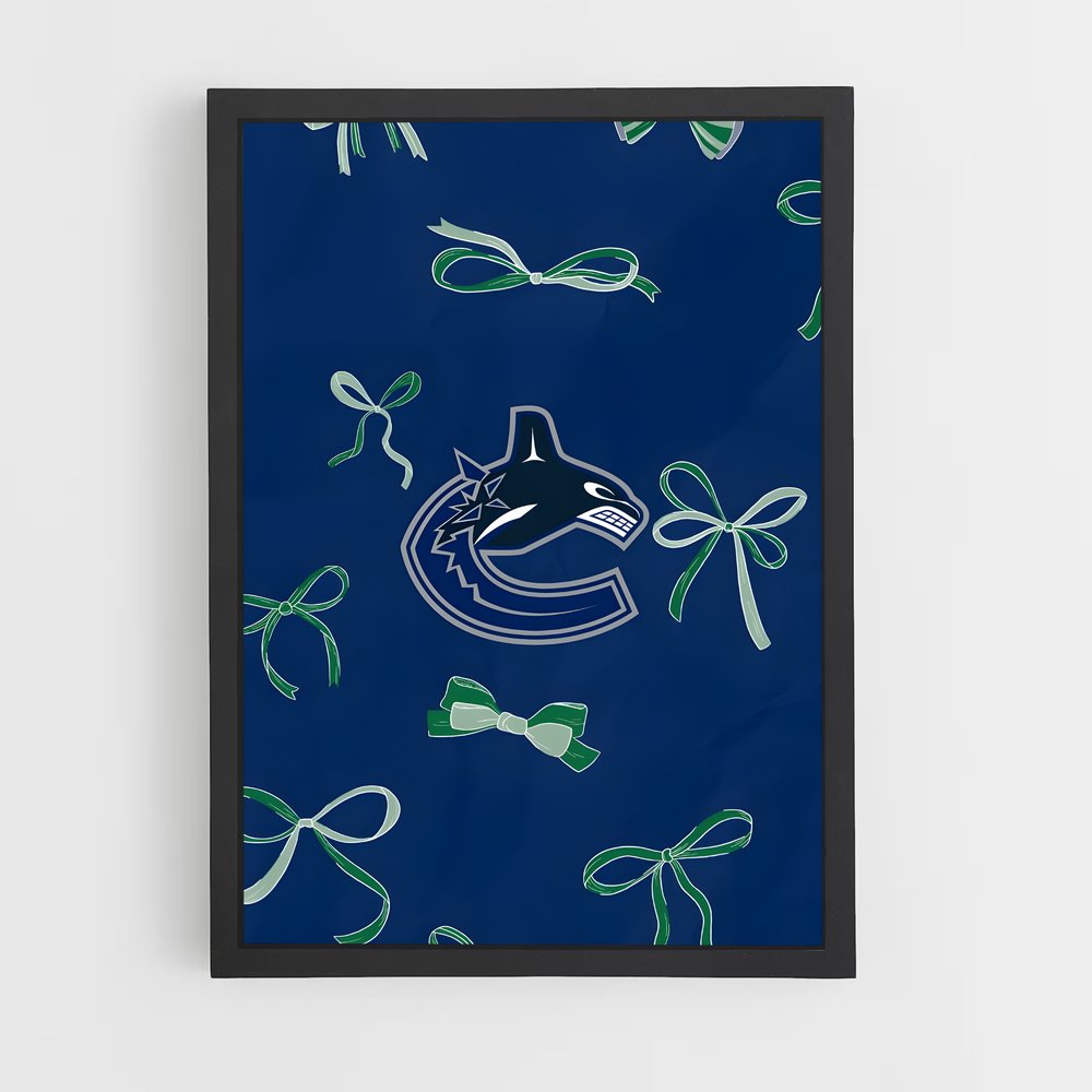 Poster Couleurs de Vancouver – affiche Hockey sur glace (vue 2)